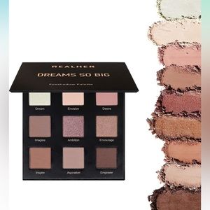 REALHER DREAMS SO BIG EYESHADOW PALETTE BLUSH & MAUVES - BNIB!
